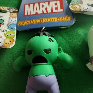 Marvel Hulk Keychain - Green and Purple